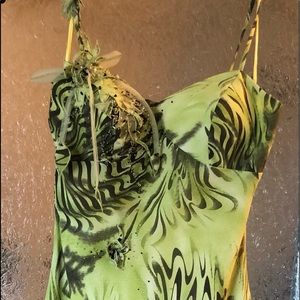 Party dress with 3 tiered skirt